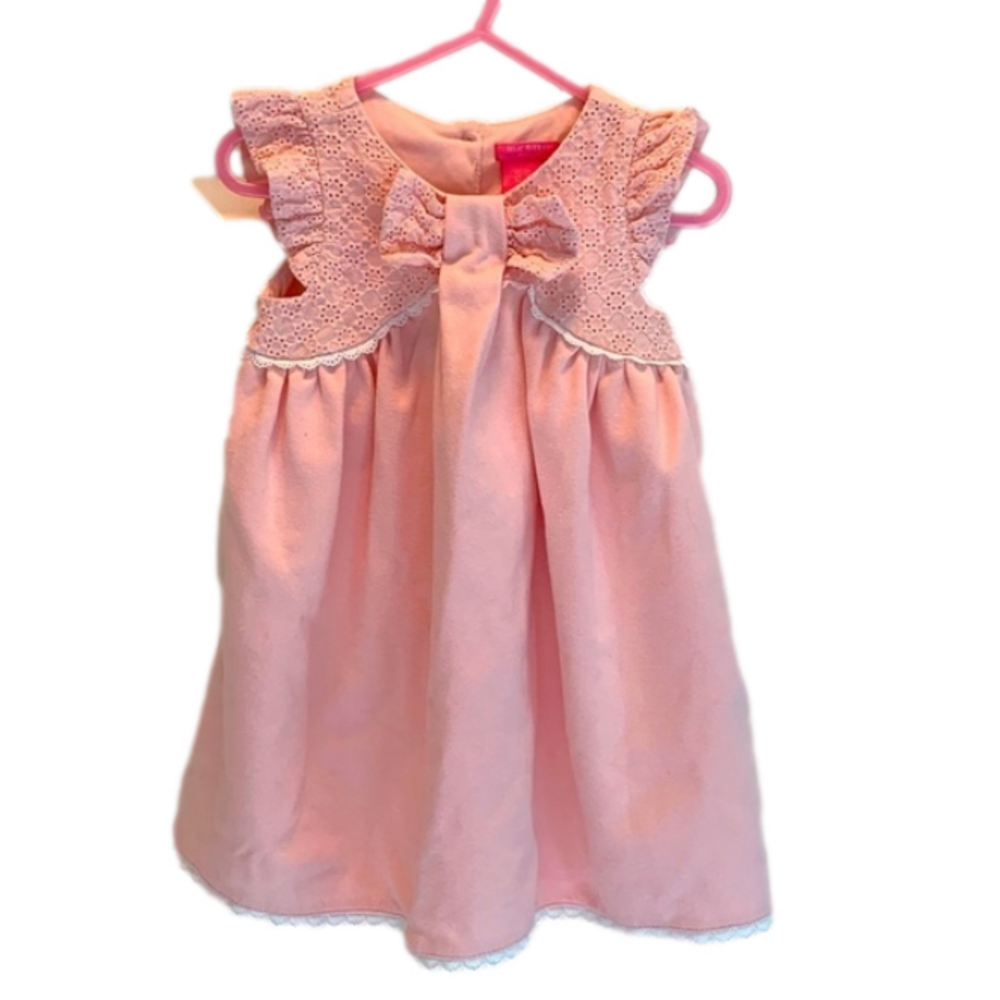Isaac Mizrahi‎ Light Pink Eyelet Dress